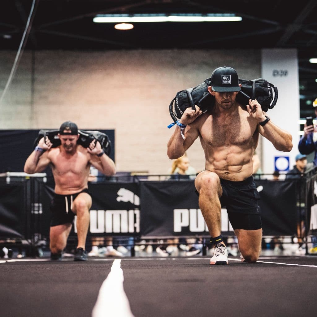 Sandbag Lunges